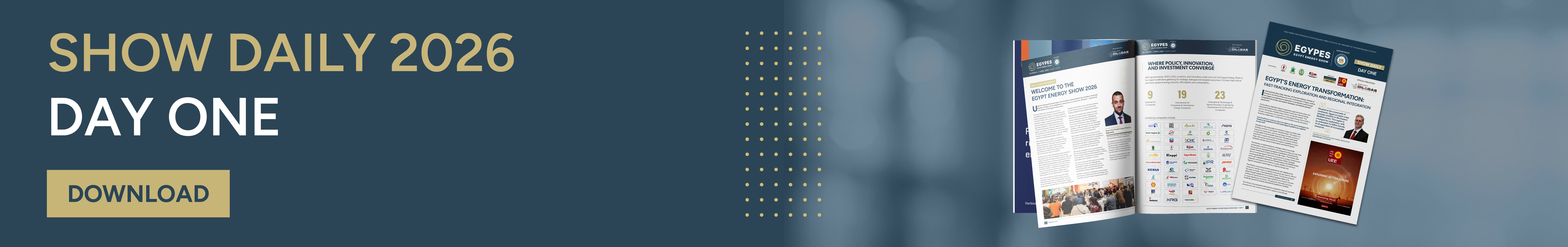 EGYPES Show Daily Day One Download Banner 30 Mar .Jpg